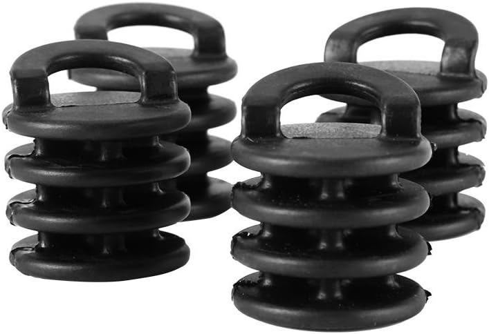 woobles سدادات قوارب الكاياك، سدادات خفيفة الوزن لقوارب الكاياك، سدادات ثقوب تصريف القوارب، ملحقات بديلة لقوارب الكانو والقوارب البحرية (4 قطع) - Image 2